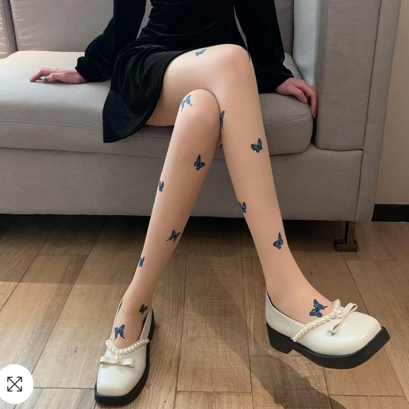 Hollowed Out Mesh Pantyhose by Jessica Simpson (Brand New) - Picture 3 of 6